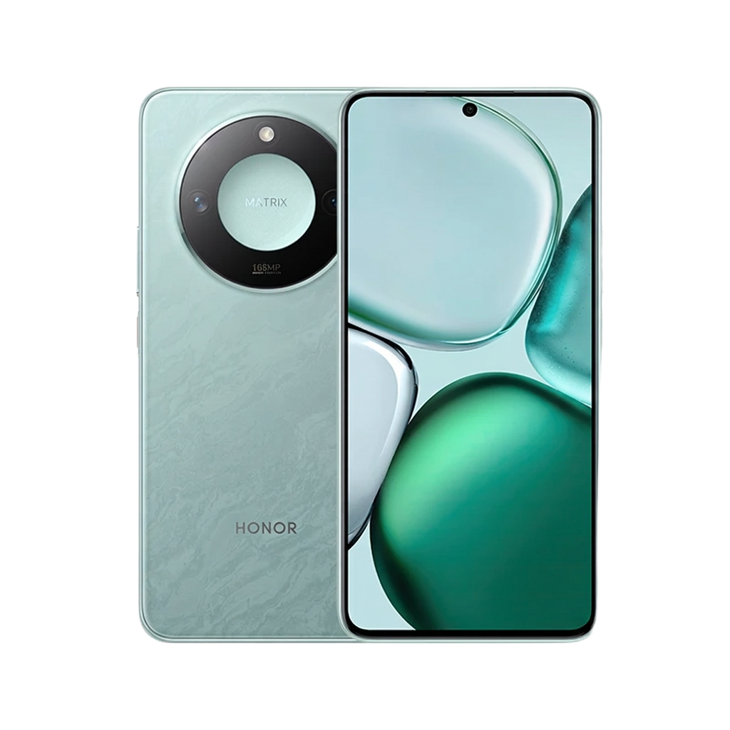 Honor X9C smartphone, jade green body with circular 108MP camera module